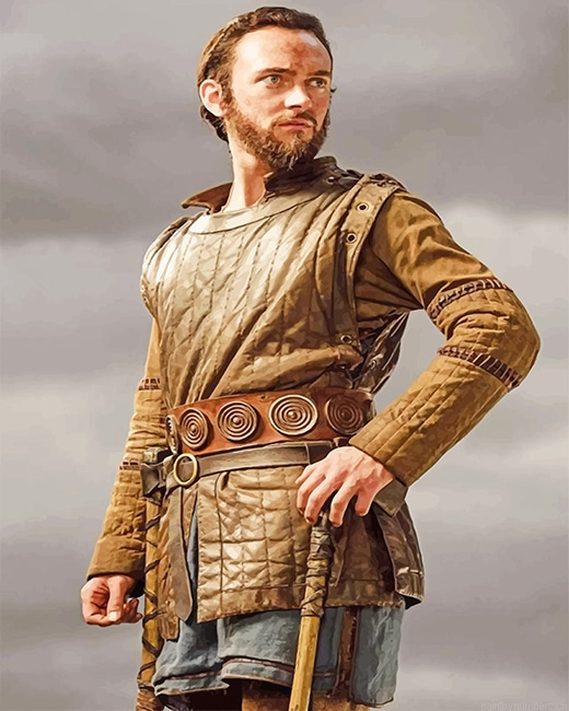 Vikings Cast Athelstan Actors Painting By Numbers.png