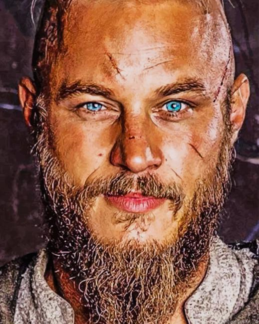 Vikings Ragnar Actors Painting By Numberss.png