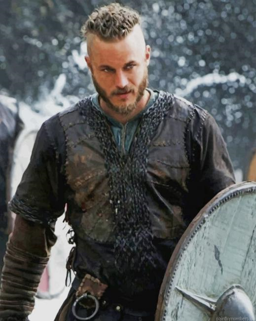 Vikings Ragnar Lothbrok Movies Painting By Numberss.png