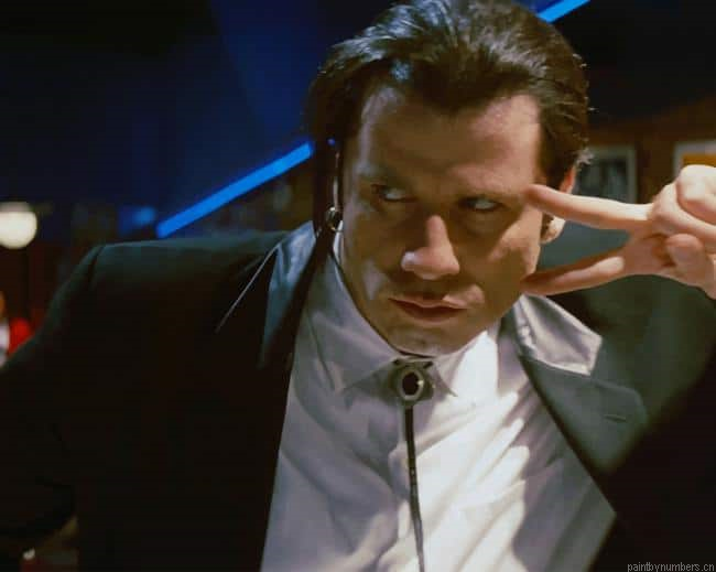 Vincent Vega John Travolta Painting By Numberss.png