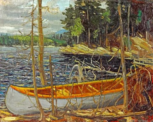 Vintage Boat Painting By Numbers.png