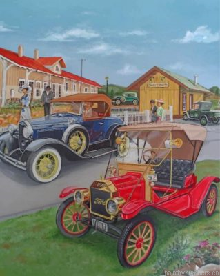 Vintage Cars Painting By Numbers.png