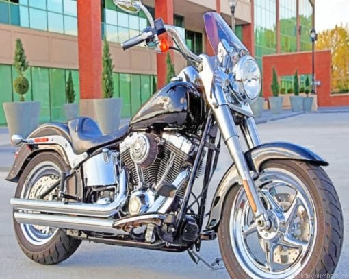 Vintage Harley Davidson Painting By Numberss.png