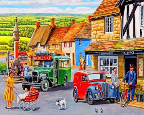 Vintage Town Painting By Numbers.png