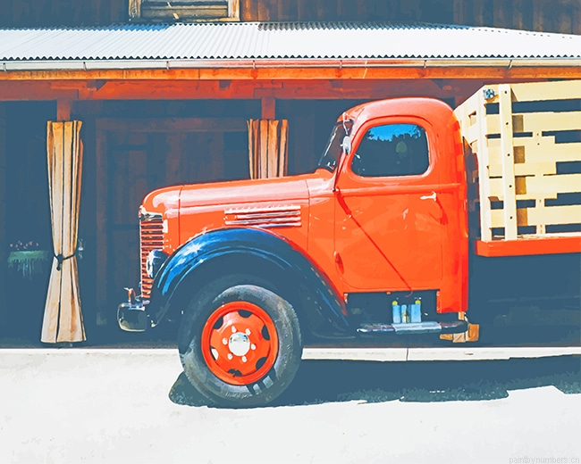 Vintage Truck Brands Painting By Numberss.png