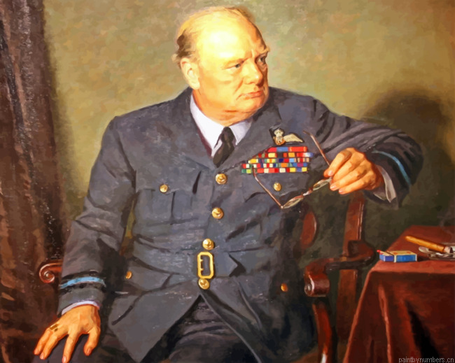 Vintage Winston Churchil Painting By Numberss.png
