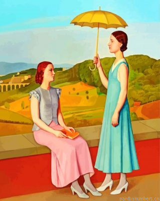Vintage Women Painting By Numbers.png