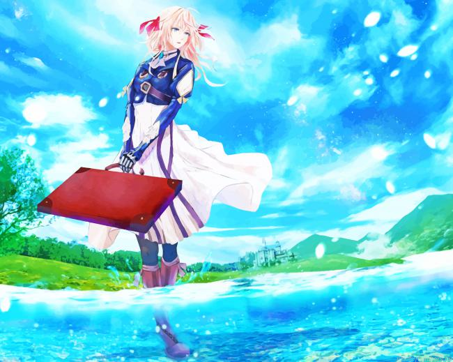 Violet Anime Painting By Numberss.png