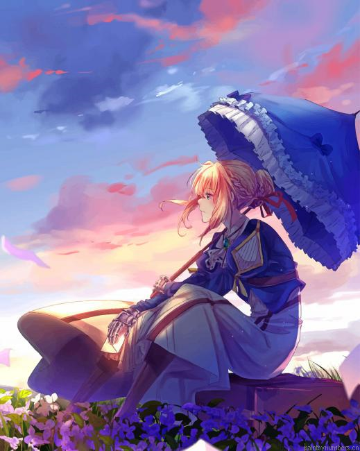 Violet Evergarden Anime Painting By Numbers.png