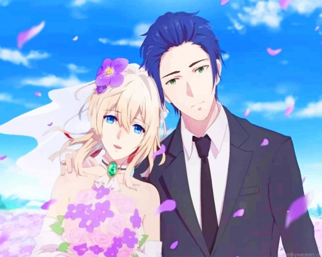 Violet Evergarden Gilbert Animations Painting By Numbers.png