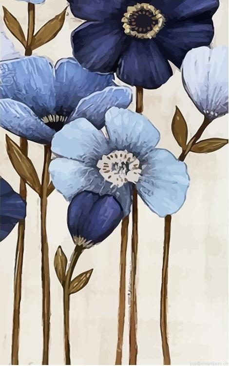 Violet Flower Painting By Numbers.png