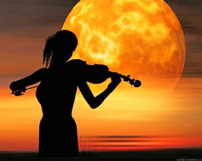 Violinist Moon Silhouette Painting By Numberss.png