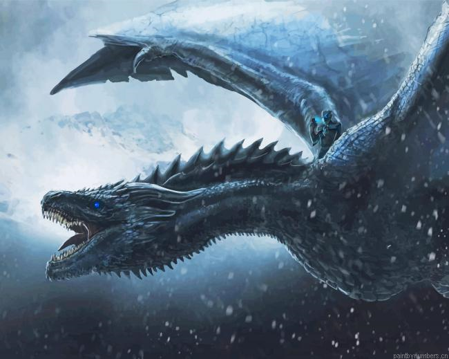 Viserion Dragon Game Of Thrones Movies Painting By Numbers.png