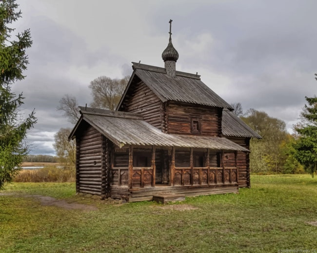 Vitoslavlitsy Museum Buildings Painting By Numberss.png