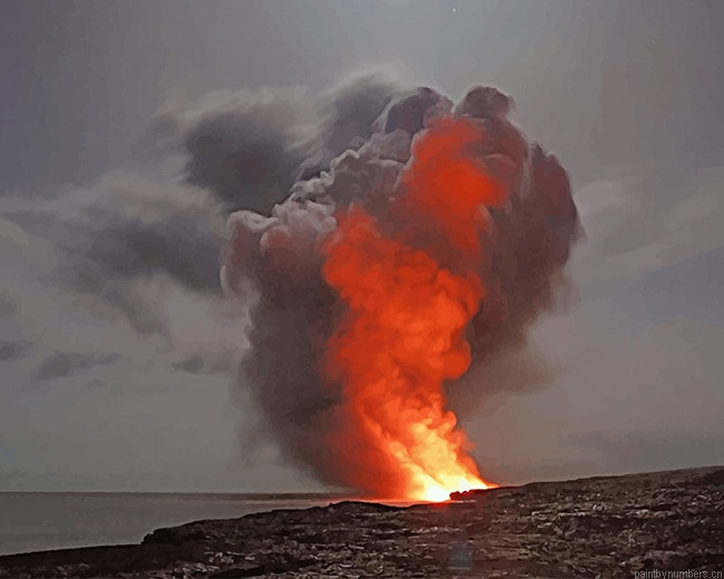Volcan Smoke New Painting By Numberss.png