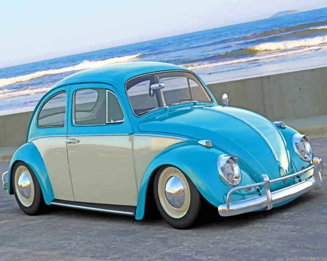 Volkswagen Beetle 1200 Cars Painting By Numbers.png