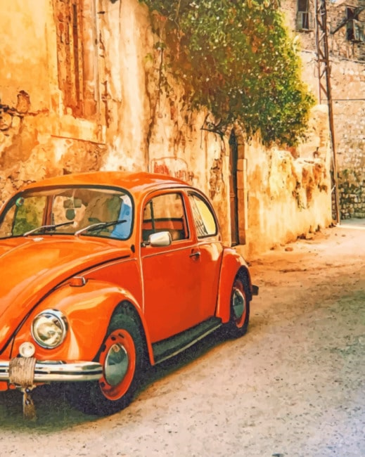 Volkswagen Beetle Cars Painting By Numberss.png