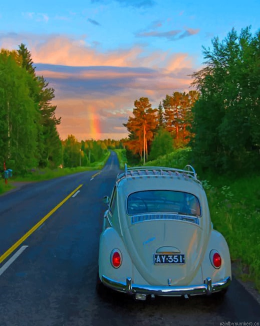Volkswagen Classic Car Painting By Numberss.png