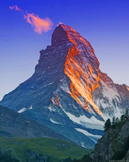 Wallis In Switzerland Landscapes Painting By Numberss.png