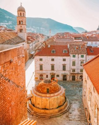 Walls Of Dubrovnik Painting By Numbers.png