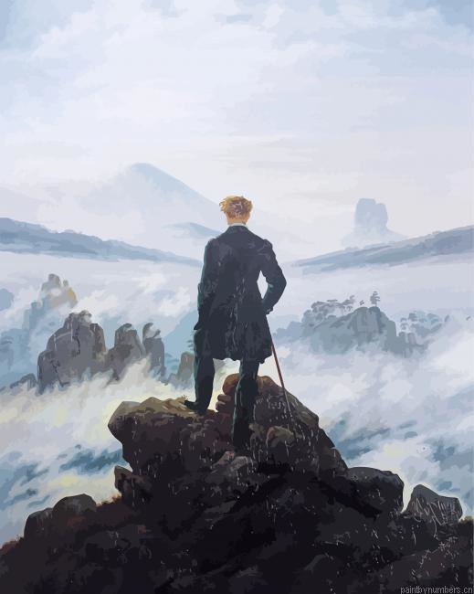 Wanderer Above The Sea Of Fog Painting By Numberss.png