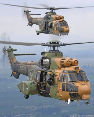 War Helicopters Painting By Numbers.png