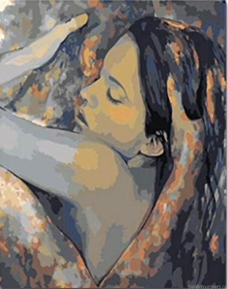 Warm Hug Romance And Love Painting By Numbers.png