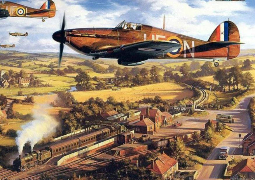 Warplane Over Paris Painting By Numbers.png