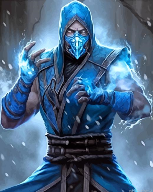 Warrior Sub Zero Painting By Numberss.png