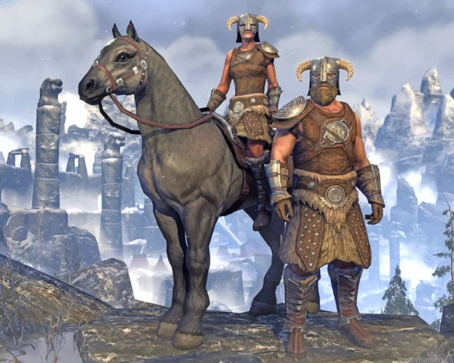 Warriors And A Horse Painting By Numberss.png