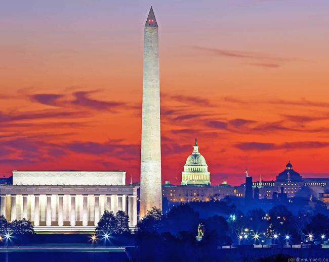 Washington Monument Towers Painting By Numbers.png