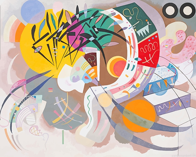 Wassily Kandinsky Dominant Curve Abstracts Painting By Numberss.png