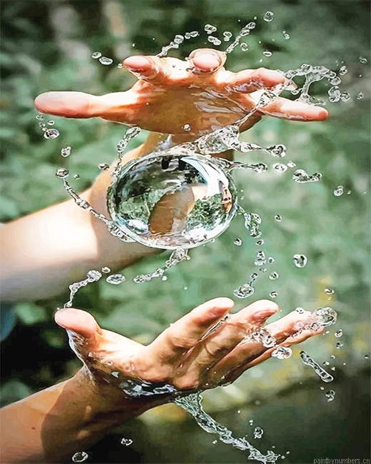 Water Ball Power Painting By Numberss.png