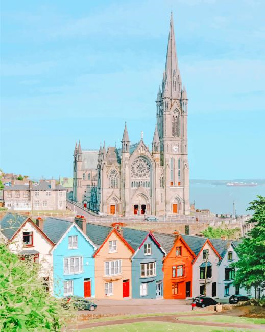 Waterfront At Cobh Ireland Cities Painting By Numbers.png