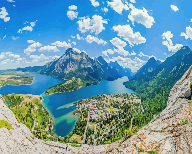 Waterton Park Landscape Painting By Numberss.png