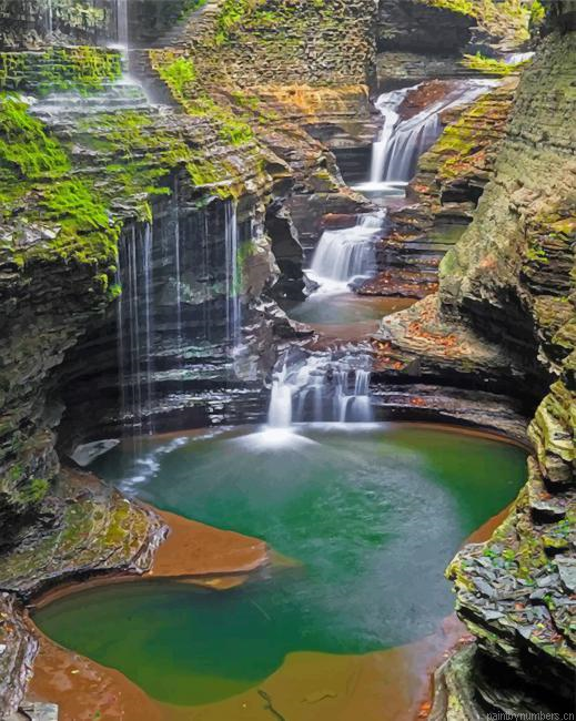 Watkins Glen State Park Nature Painting By Numberss.png