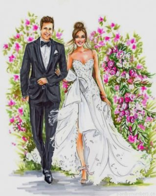 Wedding Illustration Painting By Numbers.png