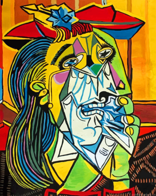 Weeping Woman Pablo Picasso Painting By Numberss.png