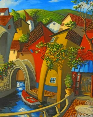 Weird Houses Painting By Numbers.png