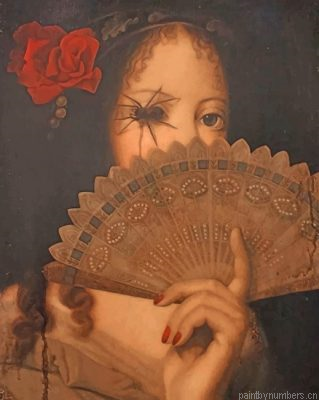 Weird Woman Dark Art Painting By Numbers.png