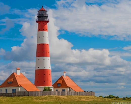 Westerheversand Lighthouse Painting By Numberss.png