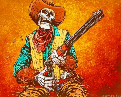 Western Skull Cowboy Painting By Numbers.png
