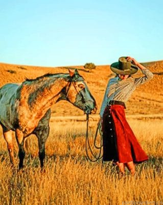 Western Woman Painting By Numberss.png