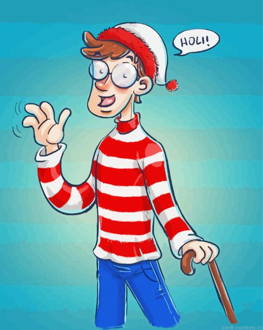Wheres Wally Art Painting By Numberss.png