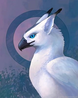 White Griffin Painting By Numbers.png