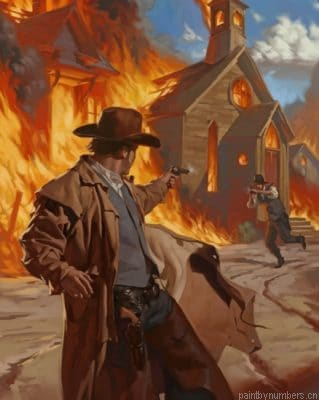 Wild West Gunfight Painting By Numberss.png