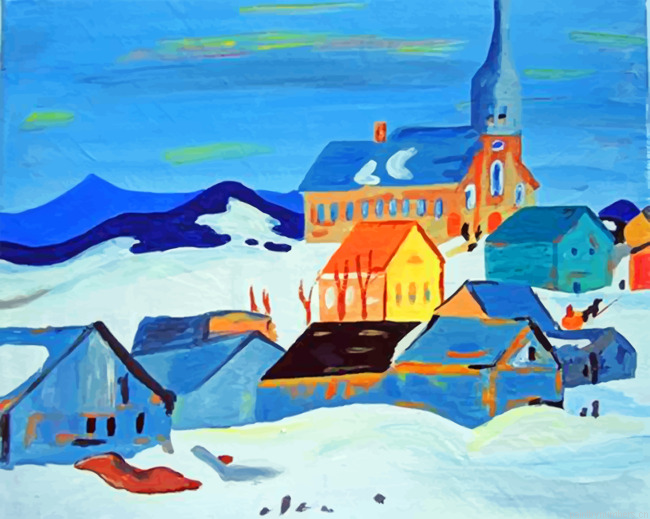 Winter Time Group Of Seven Painting By Numberss.png