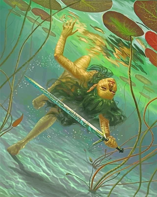 Witcher Lady Of The Lake Card Painting By Numberss.png