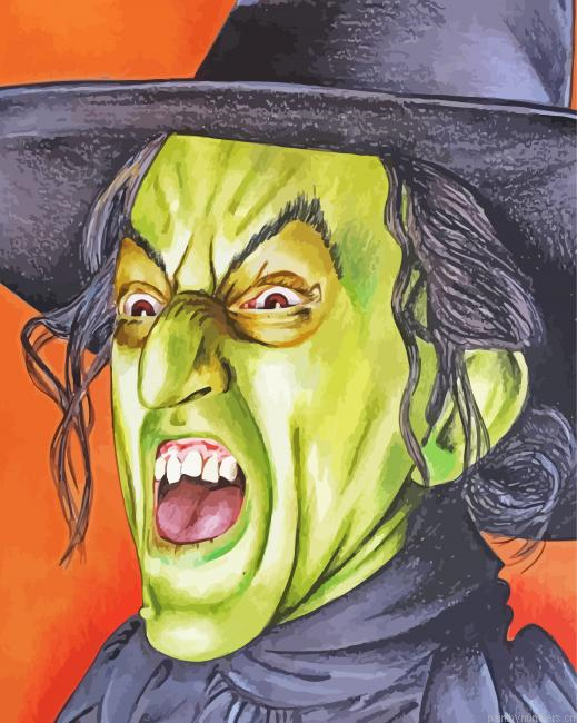 Wizard Of Oz Witch Painting By Numberss.png
