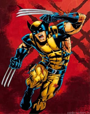 Wolverine Hero Painting By Numbers.png